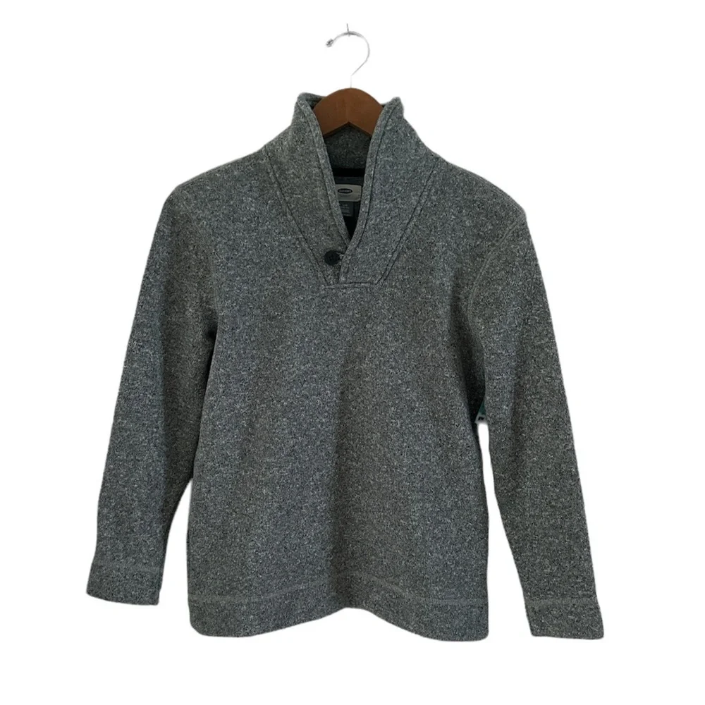 Old Navy Gray Long Sleeves Pullover Sweater Like New sz L (10/12)